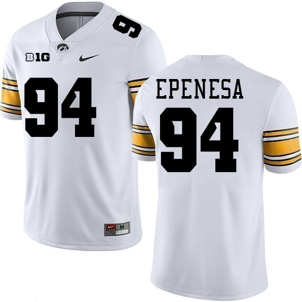 A.J. Epenesa Iowa Jersey,University Of Iowa Hawkeyes Fotoball Uniforms,Jersey,Gears-White